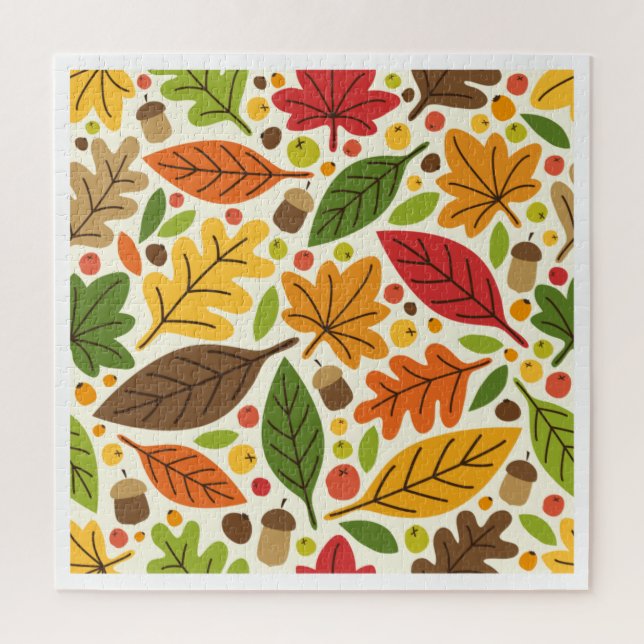 Niedliche Herbstblätter (Vertikal)