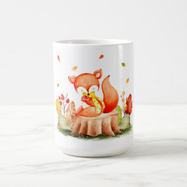 Niedliche Herbstfoxkaffee-Tasse Kaffeetasse