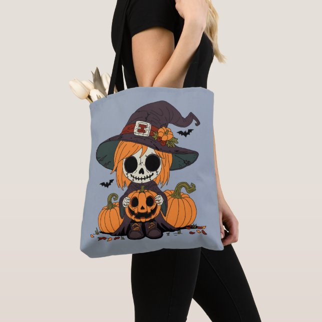 Niedliche Herbsthexe Tasche (Von Nahem)