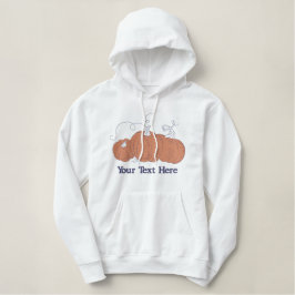Niedliche Herbstpumpen Bestickter Hoodie