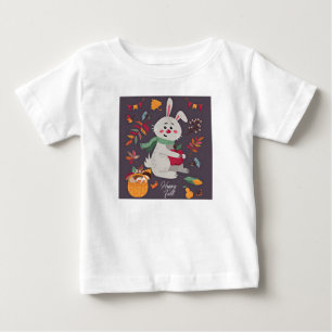 Niedliche Herbstsonne mit eigenem Text Baby T-shirt