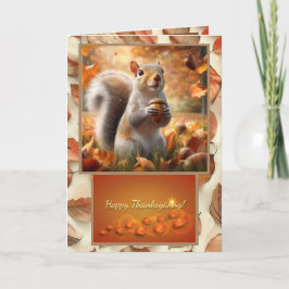 Niedliche Herbstsonnenwurzelkarte Erntedank Dankeskarte
