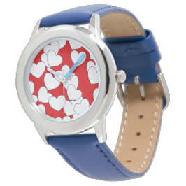 Niedliche Herz-Armbanduhr für Kinder Armbanduhr