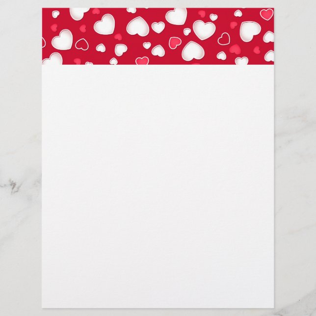 Niedliche Herzen Flyer (Vorne)