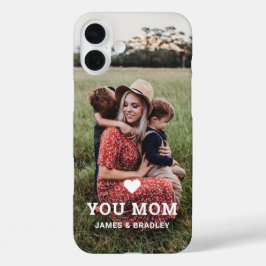 Niedliche HERZEN LIEBE SIE MAMA Muttertagsjubiläum iPhone 16 Plus Hülle