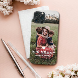 Niedliche HERZEN LIEBE SIE MUMMY Mother Day Foto Case-Mate iPhone Hülle
