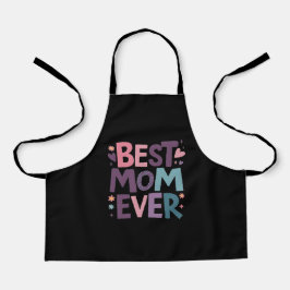 Niedliche Herzen und Blume Beste Mama je Schürze