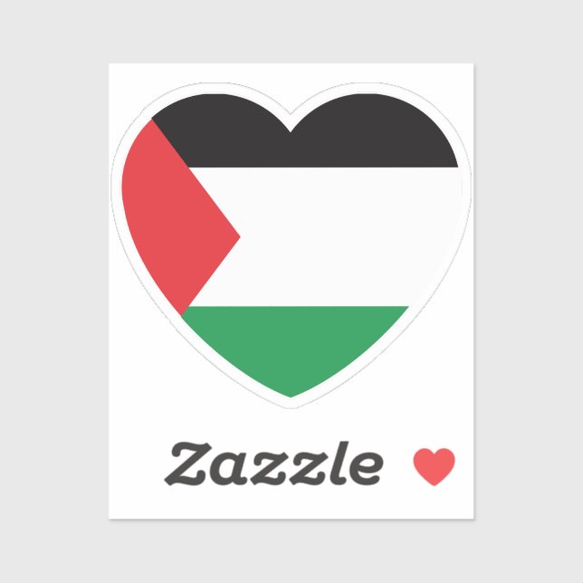 niedliche Herzgrafik der Paläste Aufkleber (Blatt)