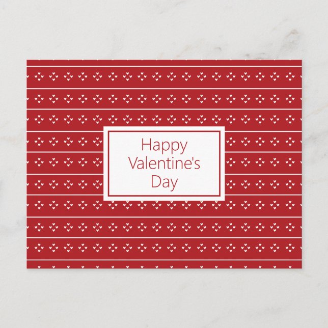 Niedliche Herzstil 4 Postkarte (Vorderseite)