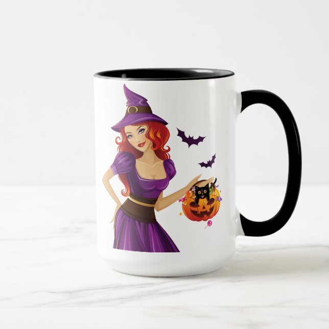 Niedliche Hexe Tasse (Rechts)
