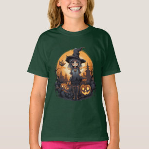 Niedliche Hexenprinzessin Das perfekte Halloween-G T-Shirt
