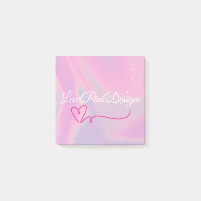 Niedliche Hinweise nach dem IT-System Post-it Klebezettel (Vorderseite)