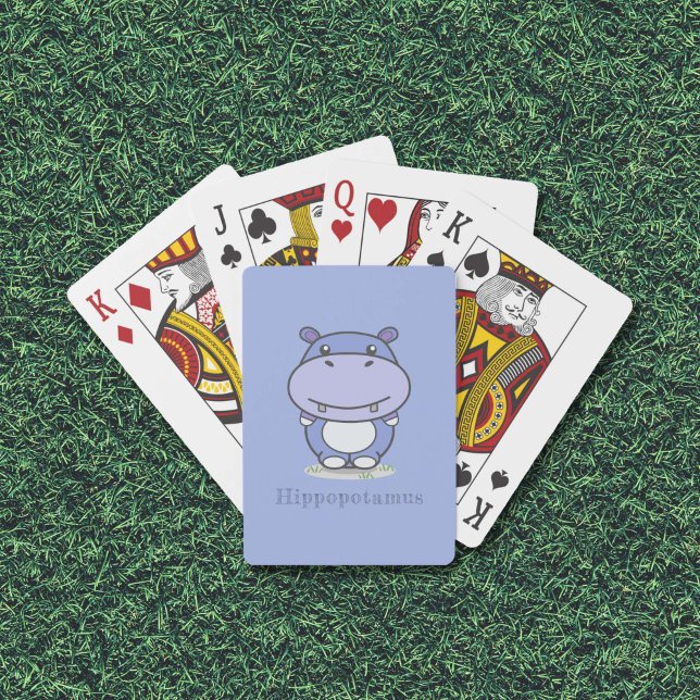 Niedliche Hippo-Spielkarten Spielkarten (Cute Hippo Playing Cards)