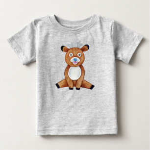 Niedliche Hirschtierart Baby T-shirt