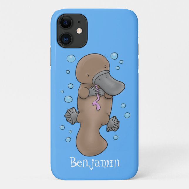 Niedliche Hochglanztuch-Cartoon-Abbildung Case-Mate iPhone Hülle (Rückseite)