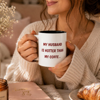 Niedliche Hochzeitshumor Zweifarbige Tasse