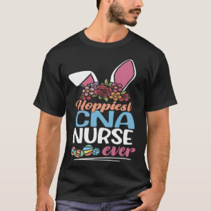 Niedliche Hoffnung CNA Nurse Ever Bunny Ear Red Ka T-Shirt