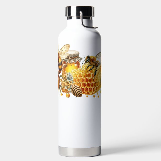 NIEDLICHE HONEYBEES, HONEYCOMBS, JARS HONEY TRINKFLASCHE (links)