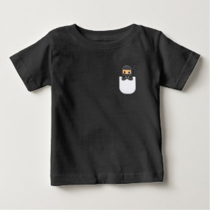 Niedliche Hosentasche Ninja I Vector Design Baby T-shirt