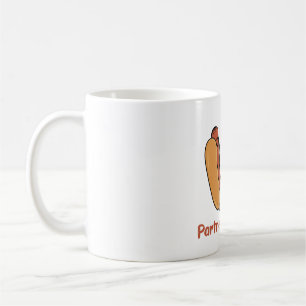 Niedliche Hotdog- und Senfpartner für Lebensgemei Kaffeetasse