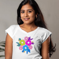 niedliche hübsche Blume schick bunt