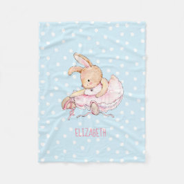 Niedliche Hübsche Girly Ballerina Rabbit Girls Fleecedecke