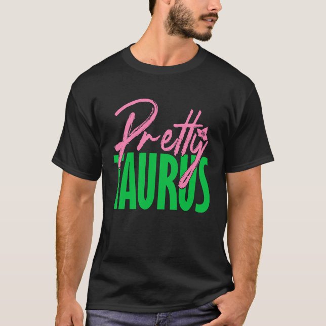 Niedliche hübsche Taurus zodiac - Anzeichen aka T-Shirt (Vorderseite)