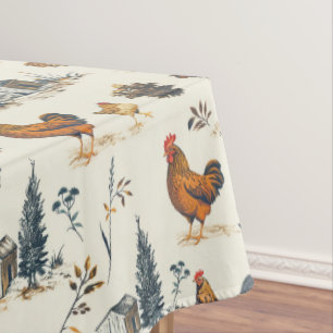 Niedliche Hühner Tischdecke