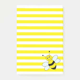 Niedliche Hummel-Biene Post-it Klebezettel