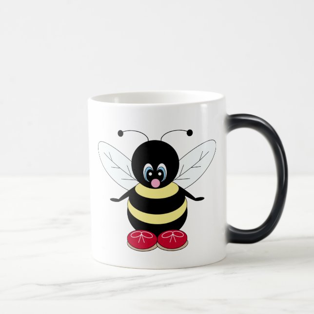 Niedliche Hummel-Tasse Verwandlungstasse (Rechts)