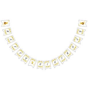 Niedliche Hummel Wimpelkette