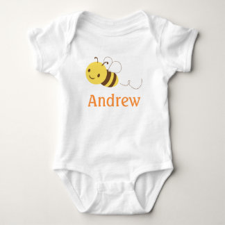 Niedliche Hummelbezeichnung für Personalisierte Ba Baby Strampler