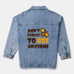 Niedliche Hummeln Vergiss nicht, Phantastisch 1 zu Jeansjacke