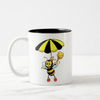 Niedliche Hummeln-Zwei-Tone-Kaffee-Tasse