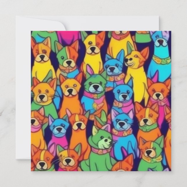 Niedliche Hunde (Vorderseite)