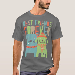 Niedliche Hunde BESTE FREUNDIN Best Christmas Scar T-Shirt