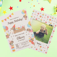 Niedliche Hunde Dackel Geburtstag Pawty