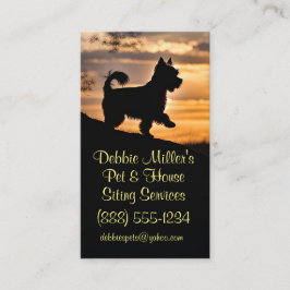 Niedliche Hunde - Heimkarten Visitenkarte