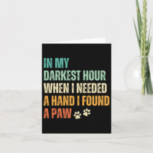 Niedliche Hunde Mama Frauen Welpen Girl Funny Dog  Karte
