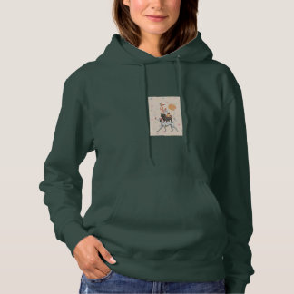 Niedliche Hunde mit Balloons Hoodie Frauen Sweatsh