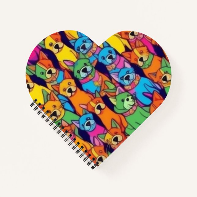 Niedliche Hunde Notizbuch (Vorderseite)