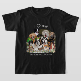 Niedliche Hunde, personalisieren T-Shirt