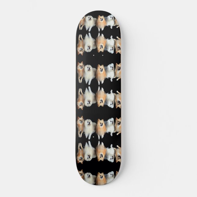 Niedliche Hunde Skateboard (Vorderseite)
