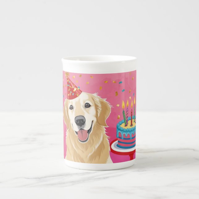 Niedliche Hunde-Tasse - Ideal für Heimtiere Prozellantasse (Vorderseite)
