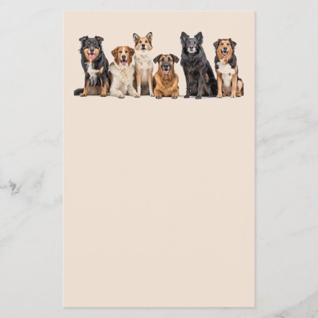 Niedliche Hunde zusammen Flyer (Vorne)