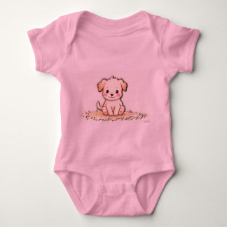 niedliche Hundebaby Baby Strampler