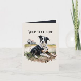 niedliche Hundefreunde fügen Text hinzu Karte