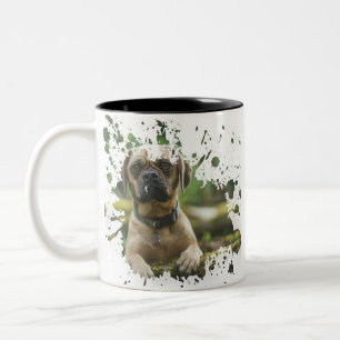 Niedliche Hundehalterung Zweifarbige Tasse