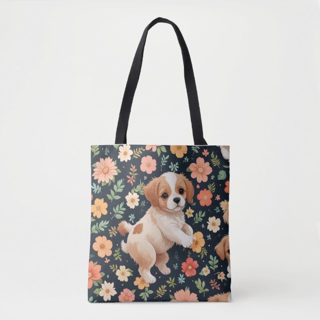 Niedliche Hundehunde-Tragetaschen Tasche (Vorderseite)
