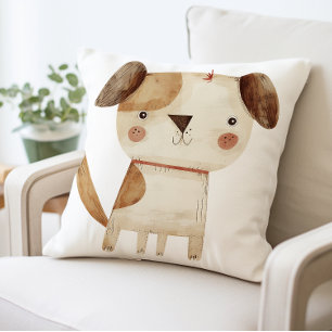 Niedliche Hundelupe Kissen, Adorable Welpe Kissen